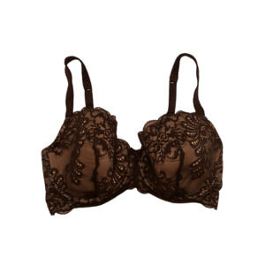 LE MYSTERE Sophia Lace Bra 36DDD Black